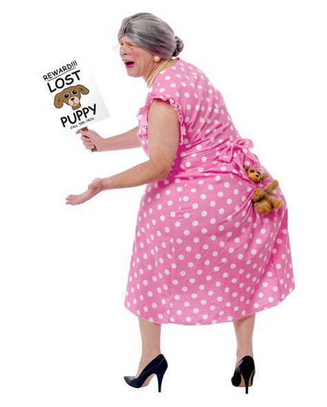 fat old lady costume